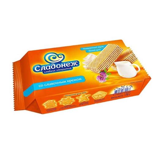 俄宝多 奶油威化饼干 270g/袋 商品图0