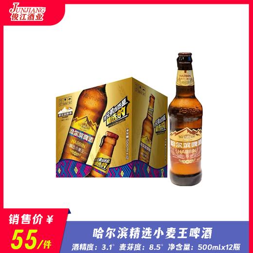 哈尔滨精选小麦王啤酒拉环盖版  酒精度3.1°  麦芽度8.5° 商品图0