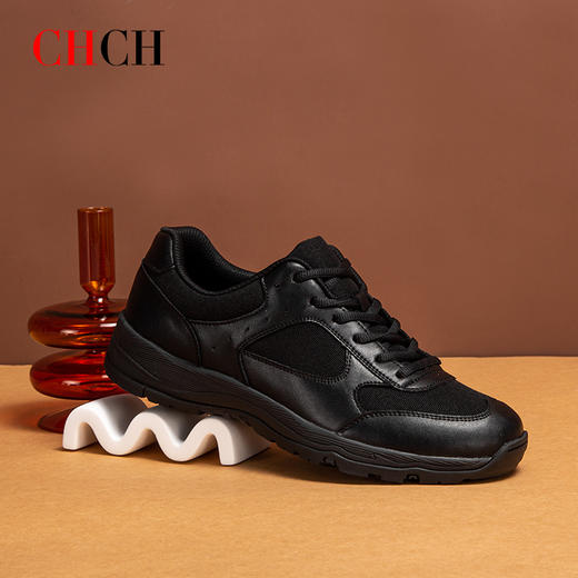 CHCH平衡鞋牛皮系带休闲运动时尚休闲鞋男鞋CO2A2101 商品图3