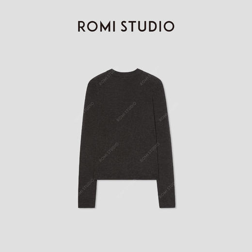 ROMI STUDIO“感知秋意” 桑蚕丝羊毛混纺软糯丝滑毛衫 RW24WST1085 商品图1