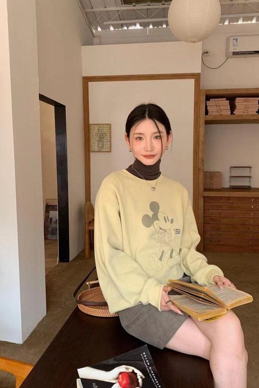 HAYES 米色童趣动物图案卫衣 19273 商品图1