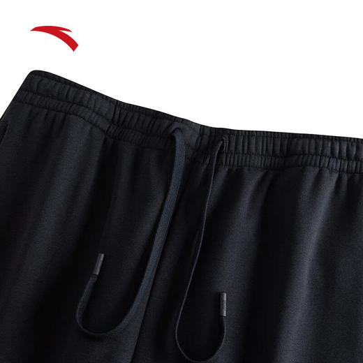 安踏运动裤男裤2024秋冬季新款复古泡芙绒男子针织长裤子152448307 商品图6