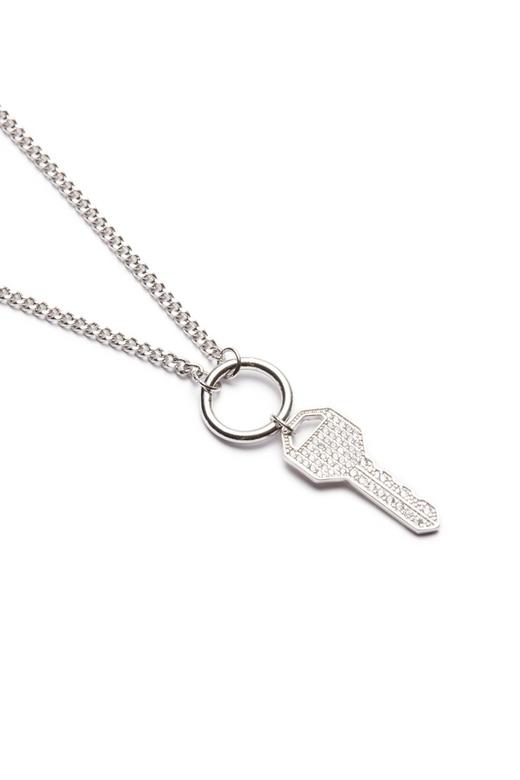 OUDAL奥黛儿 钥匙吊坠银色项链 7057 商品图2