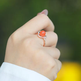 【宫里戒指】南红开口可调节戒指 MY