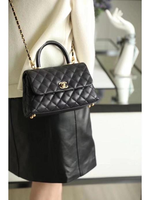 香奈儿-CocoHandle，牛皮手柄原厂Hass皮，经典到让你可以用到老的包！（HH） 商品图2