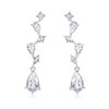 卡蒂罗/KADER 雨中曲耳环 在逃公主轻奢时尚满镶宝石水滴造型设计耳饰 简约优雅约会穿搭配饰闪耀精致 925银 商品缩略图1