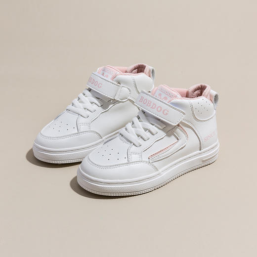 ✨【巴布豆童鞋秋冬高帮板鞋】🌸 ✅自然干爽不臭脚，🌿色彩缤纷，👏版型舒适又百搭， ✅上脚触感轻便柔软，🌻童真洋溢，时尚潮流 商品图2