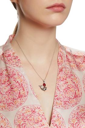 Joseph Lee 红玛瑙动物吊坠925银项链 6964