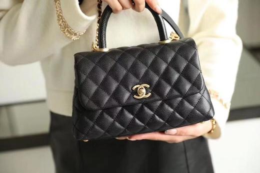 香奈儿-CocoHandle，牛皮手柄原厂Hass皮，经典到让你可以用到老的包！（HH） 商品图1