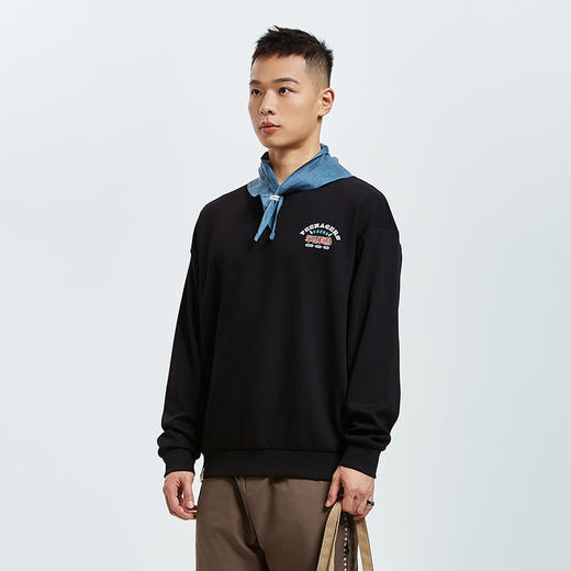 【断码清仓】HX  春秋季圆领卫衣C106430046101/02 商品图11