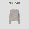 ROMI STUDIO美利奴绵羊毛羊驼毛莱赛尔混纺套头毛衫 RW24WSY1019 商品缩略图1