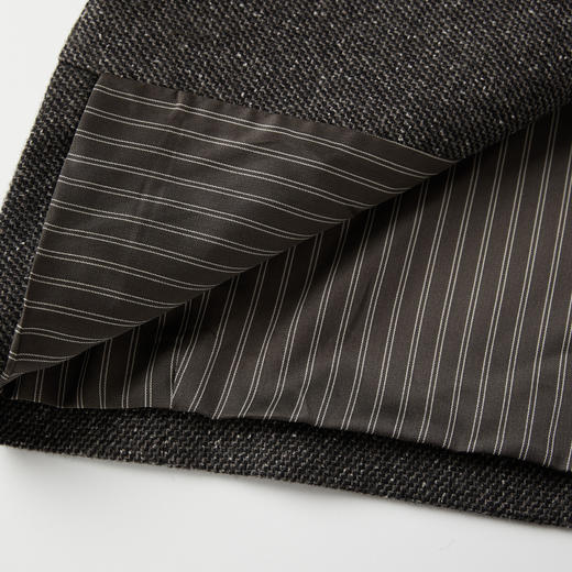 ROMI STUDIO“自我轮廓”桑蚕丝绵羊毛混纺花纱西装外套RW24AW90952 商品图4