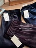 秋冬松紧腰加绒丝绒直筒裤 商品缩略图8
