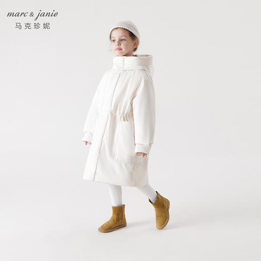 【三防】马克珍妮冬装新款 女童休闲连帽长款羽绒服 231739 商品图1