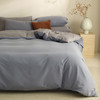 【100支全棉磨毛四件套】磨毛100支全棉四件套纯色轻磨毛床品套件长绒棉双拼 商品缩略图7