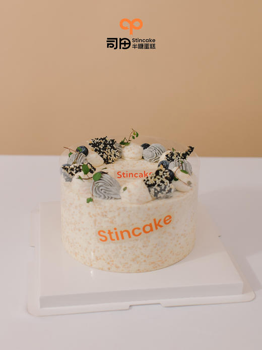【半糖】黑芝麻紫米燕麦蛋糕 商品图2