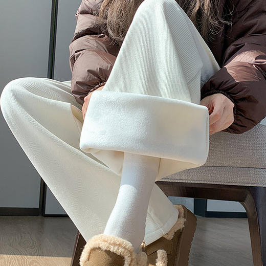 馥迦百搭耐看加绒/不加绒西装裤 商品图1