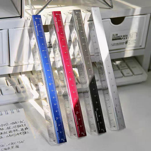 国誉WSG—CLU18都市印象铝制直尺/颜色随机或到店自选 商品图1