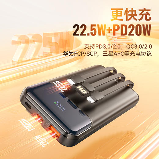 浩酷hoco. 支架款PD20W 磁吸快充移动电源(10000mAh)(3C)(A+)CJ19 商品图1