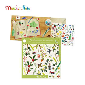 Moulin Roty 植物学家主题 转印贴 适合三岁以上 转印效果极佳 法国品牌- 712430