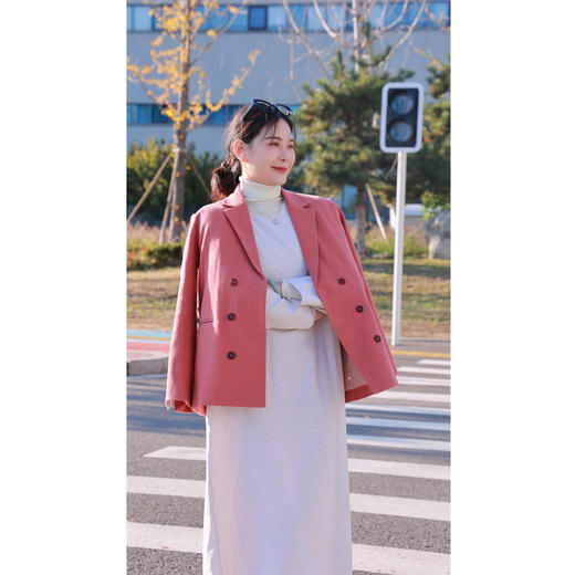 【2026东衣作】落日余晖•西装（24805013落霞红） 商品图3