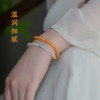 【经典】天然和田玉蜜蜡双圈手串 商品缩略图2