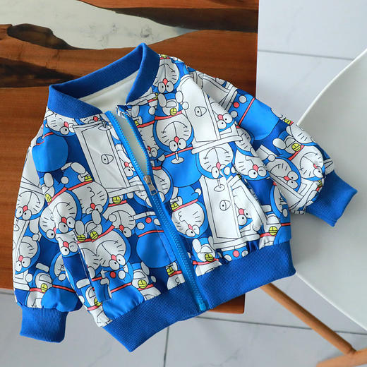 【加绒夹克外套，保暖舒适】宝宝秋冬新款童装 男女童加绒夹克外套 儿童双层圆领冲锋衣外套-QQ 商品图8