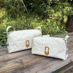 TENNCO【白金包】头层植鞣牛皮小方包真皮腋下包单肩斜挎包包