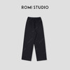 ROMI STUDIO“自在松弛”高克重松紧腰弹力肤感直筒休闲裤 431K8052 商品缩略图1