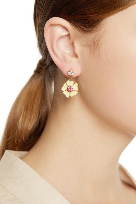 DEDE迪迪 拼色花朵甜美风耳环 6677 商品图0