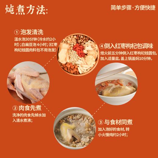 人民食品药食同源汤料包当归黄芪党参天麻参芪炖汤料包家庭 商品图7