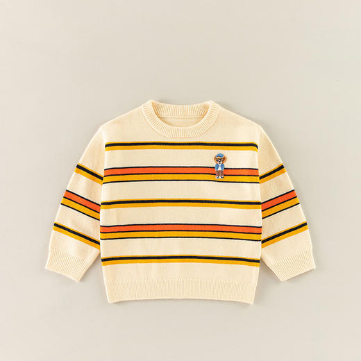 【超爱的小熊毛衣，亮眼配色，舒适保暖】儿童毛衣男童 秋冬韩版小熊针织衫 宝宝毛衫 女童婴儿a类上衣-QQ 商品图7