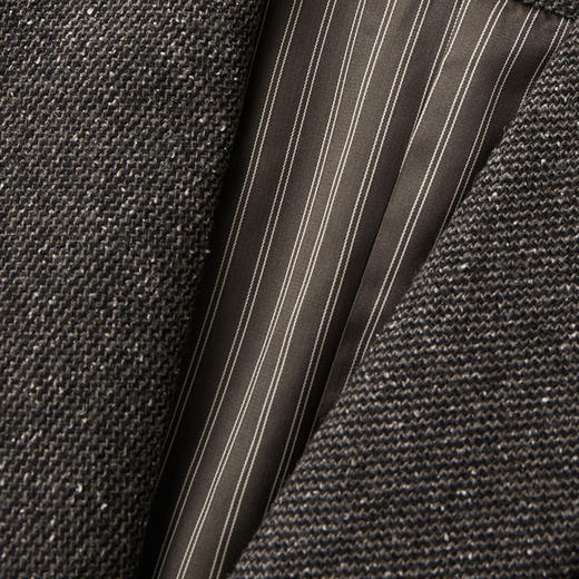 ROMI STUDIO“自我轮廓”桑蚕丝绵羊毛混纺花纱西装外套RW24AW90952 商品图2