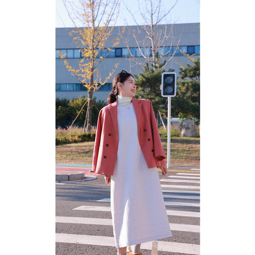 【2026东衣作】落日余晖•西装（24805013落霞红） 商品图2