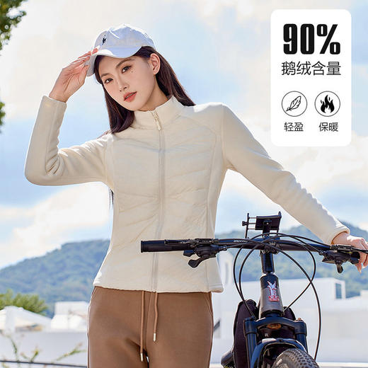 2024波司登同款90%鹅绒服女2024年黑金短款保暖羽绒服时尚爆款秋冬大码蓄热外套 商品图2