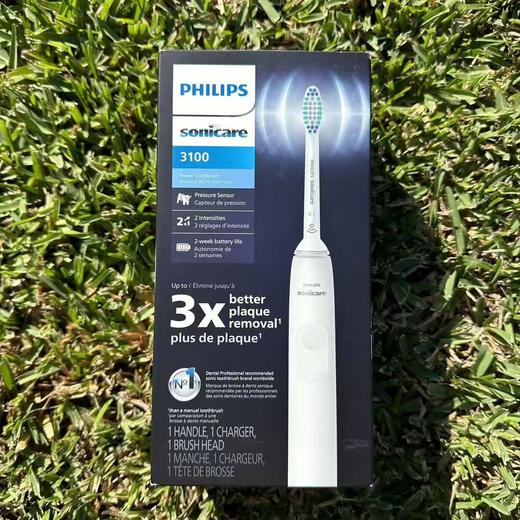 到手价435！直邮！Philips飞利浦Sonicare 3100系列声波式电动牙刷 1支手柄+1个刷头+1个充电器 美国代购，无中文标签，介意慎拍 商品图5