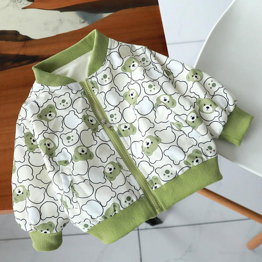 【加绒夹克外套，保暖舒适】宝宝秋冬新款童装 男女童加绒夹克外套 儿童双层圆领冲锋衣外套-QQ 商品图5