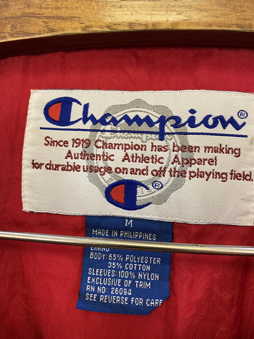 90年代 Vintage Champion 冠军 全刺绣 运动罩衫_SLSS(M-L) 商品图2