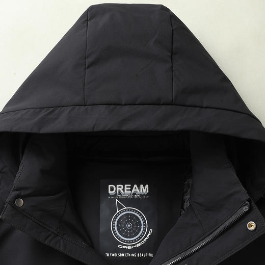 【可拆卸内胆】【新款DTX】大依优型大码可拆卸帽羽绒服夹克外套加肥加大肥佬休闲上衣男士胖子秋冬 商品图3