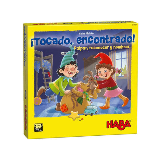 HABA 摸出捣蛋鬼的玩具 儿童桌游 适合3岁 触觉感知 生活认知  德国品牌-304508 商品图0