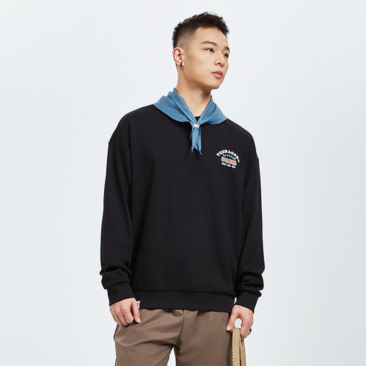 【断码清仓】HX  春秋季圆领卫衣C106430046101/02 商品图6