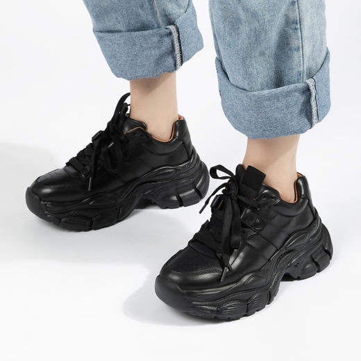 厚底老爹鞋 ｜Wayne Flex韦恩时尚透气轻便小白鞋女休闲运动百搭鞋子WF3075 商品图3