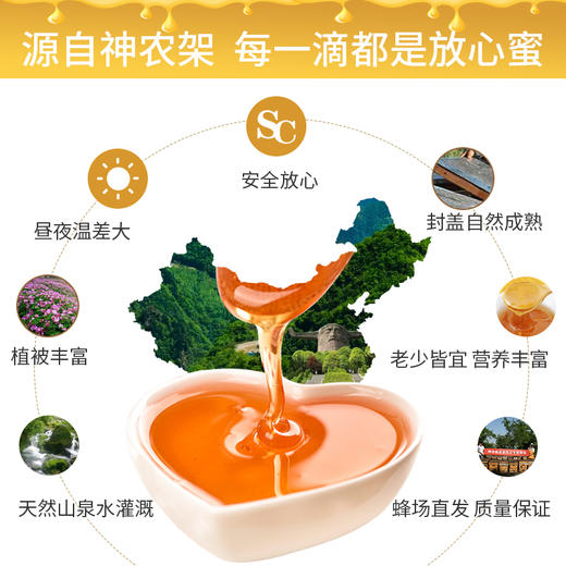 神农蜂语紫云英蜜500g 商品图3