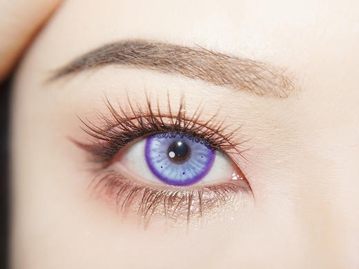 serltyca 仿真人偶紫 日抛 6片 14.2mm 参考着色 13.7mm 基弧 8.6 含水 55% 韩国进口 商品图2