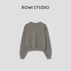 ROMI STUDIO“松弛随性” 内加绒落肩宽松圆领套头卫衣 RW24AS90935 商品缩略图1