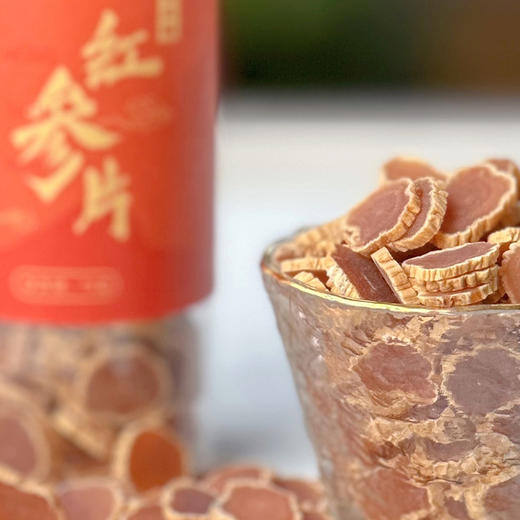 长白山【有机林下人参】干参片丨红参片丨西洋参片丨自然发芽，自然生长，蕴含满满营养！ 商品图6