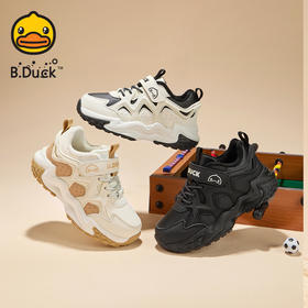 B.Duck小黄鸭童鞋冬季男童魔术贴保暖加绒秋冬户外鞋28-35 B5586943