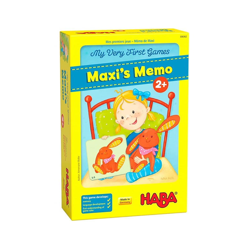 HABA 麦希的备忘录 儿童桌游 适合2岁 记忆专注 生活认知 德国品牌-306062