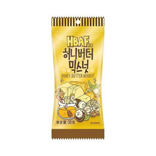 芭蜂 蜂蜜黄油混合坚果仁 30g/袋 商品图0