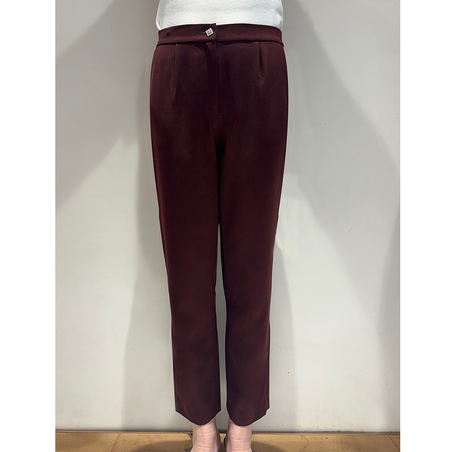 司歌弹力平腰橡筋小脚长裤ED881454